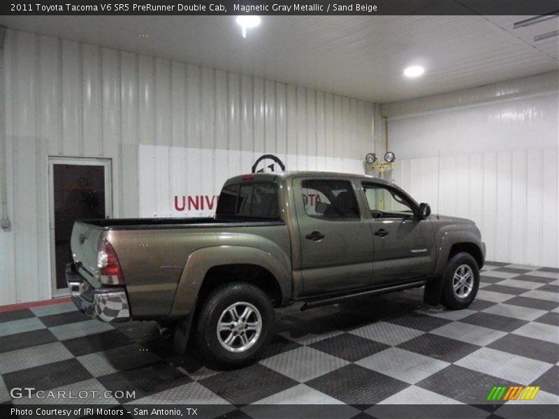 Magnetic Gray Metallic / Sand Beige 2011 Toyota Tacoma V6 SR5 PreRunner Double Cab