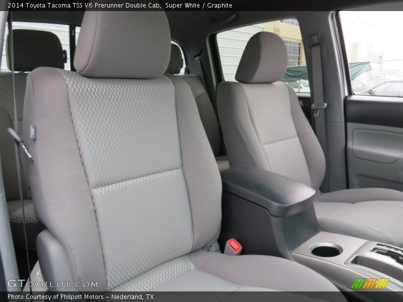 Super White / Graphite 2014 Toyota Tacoma TSS V6 Prerunner Double Cab