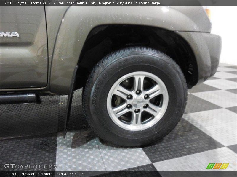Magnetic Gray Metallic / Sand Beige 2011 Toyota Tacoma V6 SR5 PreRunner Double Cab