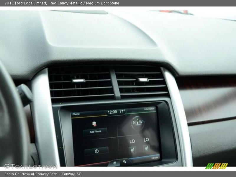 Red Candy Metallic / Medium Light Stone 2011 Ford Edge Limited