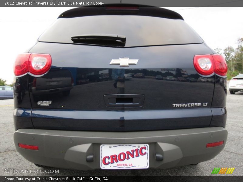 Dark Blue Metallic / Ebony 2012 Chevrolet Traverse LT