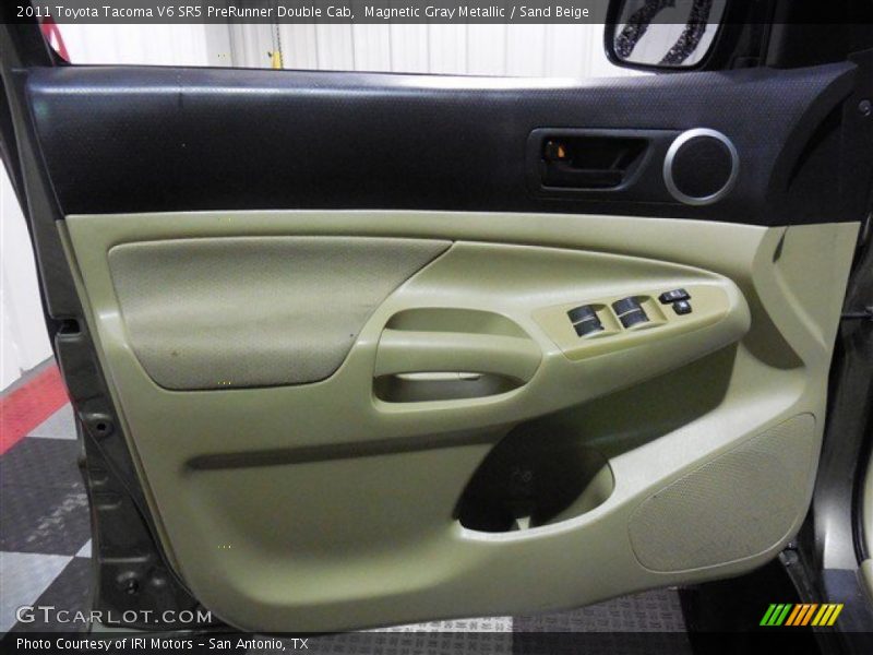 Magnetic Gray Metallic / Sand Beige 2011 Toyota Tacoma V6 SR5 PreRunner Double Cab