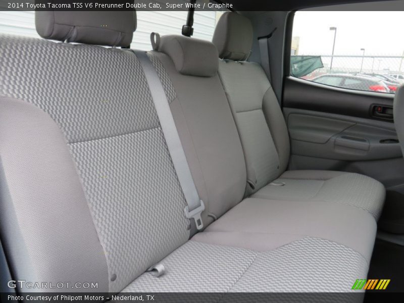 Rear Seat of 2014 Tacoma TSS V6 Prerunner Double Cab