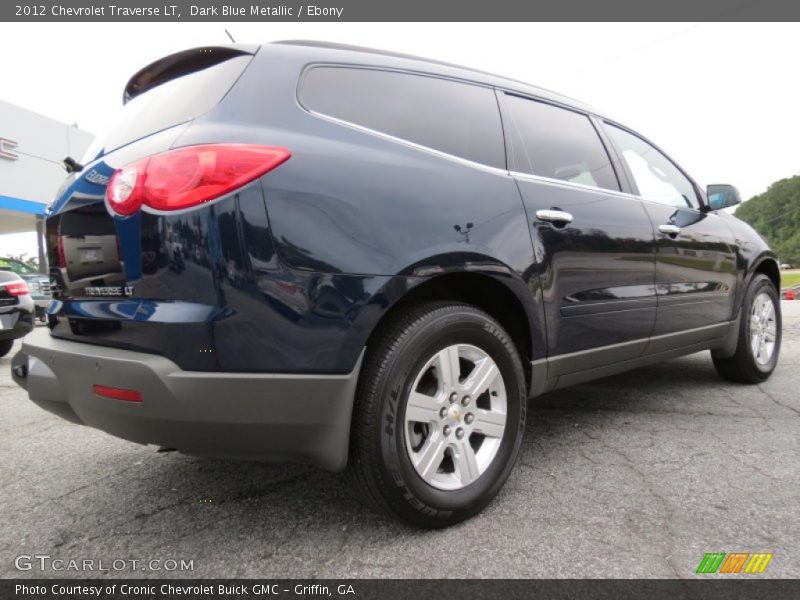 Dark Blue Metallic / Ebony 2012 Chevrolet Traverse LT