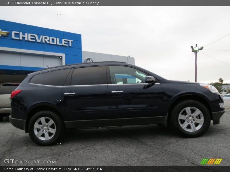 Dark Blue Metallic / Ebony 2012 Chevrolet Traverse LT