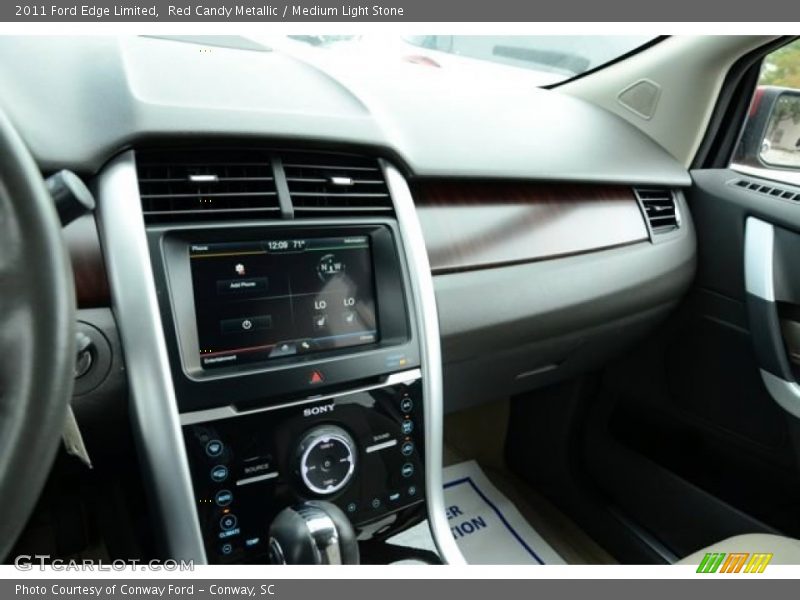Red Candy Metallic / Medium Light Stone 2011 Ford Edge Limited