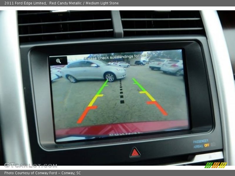 Red Candy Metallic / Medium Light Stone 2011 Ford Edge Limited