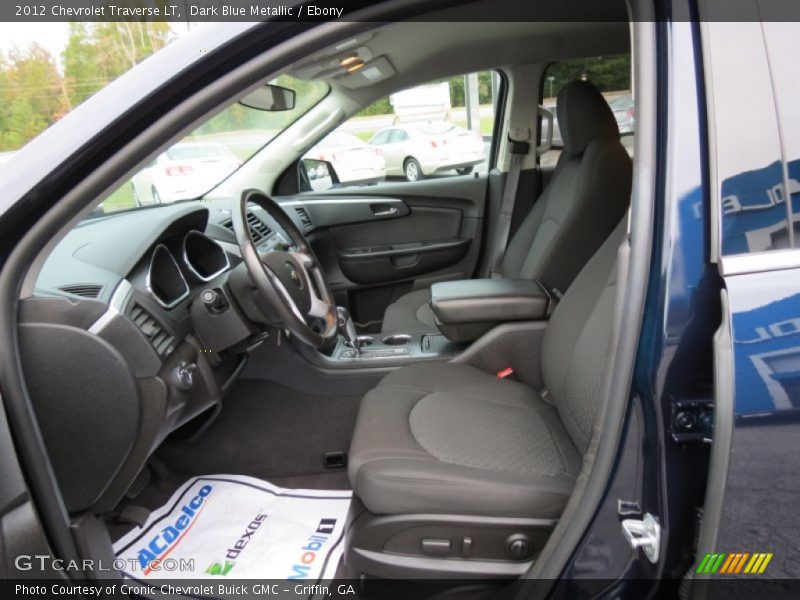 Dark Blue Metallic / Ebony 2012 Chevrolet Traverse LT