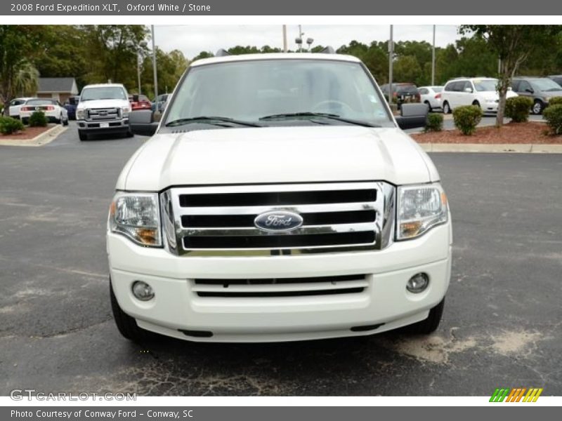 Oxford White / Stone 2008 Ford Expedition XLT