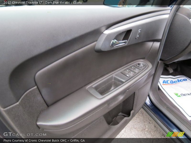 Dark Blue Metallic / Ebony 2012 Chevrolet Traverse LT