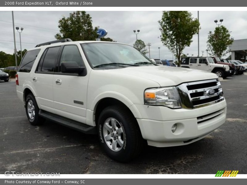 Oxford White / Stone 2008 Ford Expedition XLT