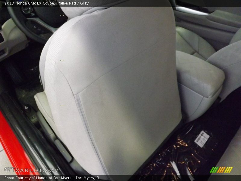 Rallye Red / Gray 2013 Honda Civic EX Coupe