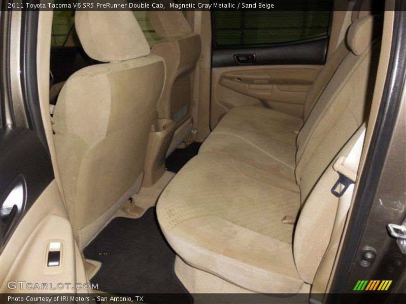 Magnetic Gray Metallic / Sand Beige 2011 Toyota Tacoma V6 SR5 PreRunner Double Cab