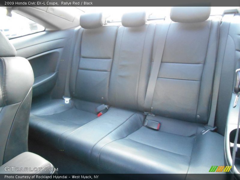 Rallye Red / Black 2009 Honda Civic EX-L Coupe