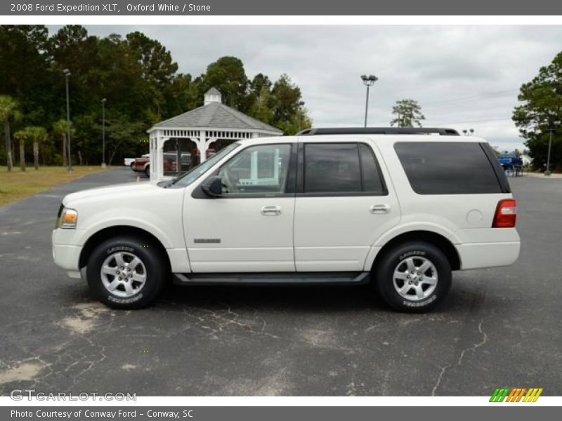 Oxford White / Stone 2008 Ford Expedition XLT
