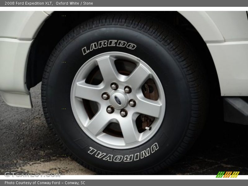 Oxford White / Stone 2008 Ford Expedition XLT