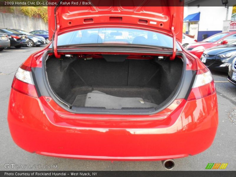 Rallye Red / Black 2009 Honda Civic EX-L Coupe