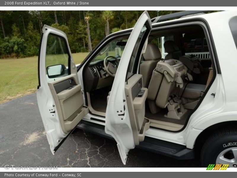 Oxford White / Stone 2008 Ford Expedition XLT