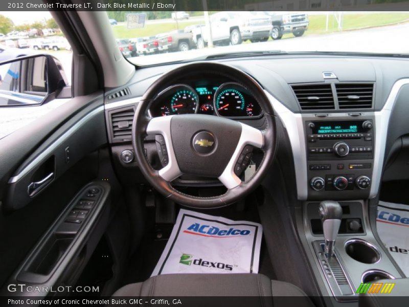 Dark Blue Metallic / Ebony 2012 Chevrolet Traverse LT