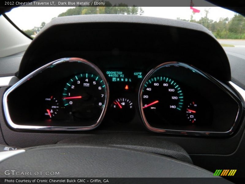 Dark Blue Metallic / Ebony 2012 Chevrolet Traverse LT