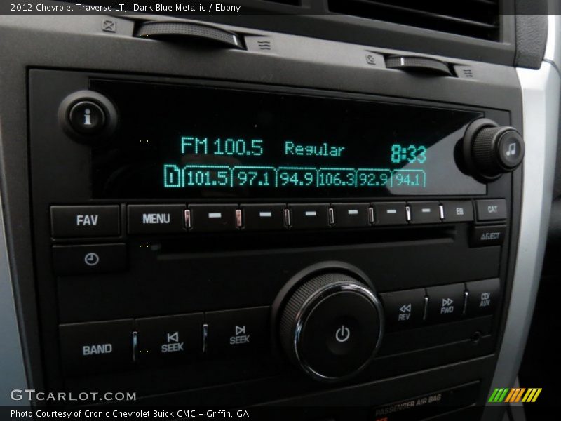 Dark Blue Metallic / Ebony 2012 Chevrolet Traverse LT