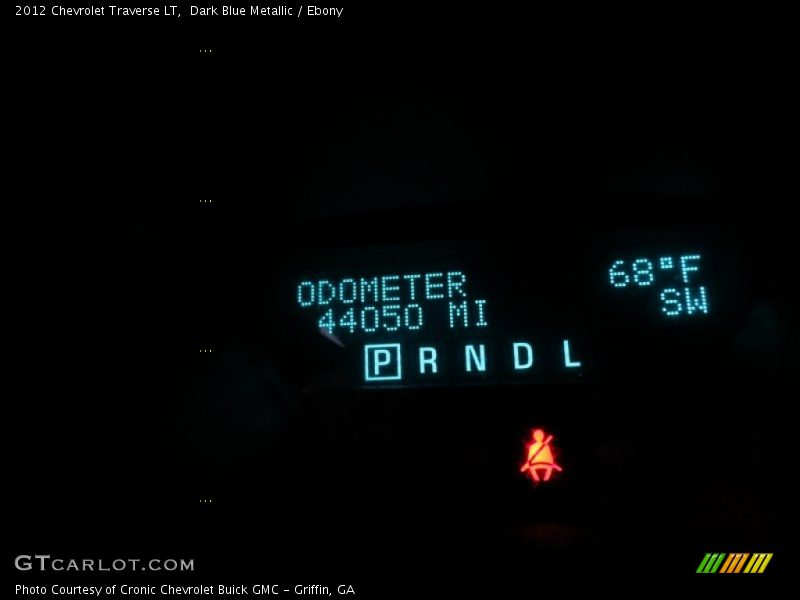 Dark Blue Metallic / Ebony 2012 Chevrolet Traverse LT