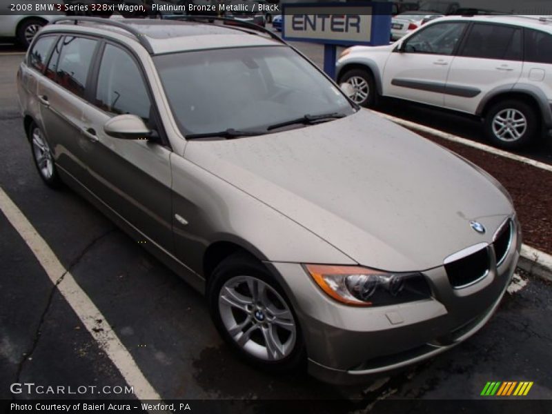 Front 3/4 View of 2008 3 Series 328xi Wagon