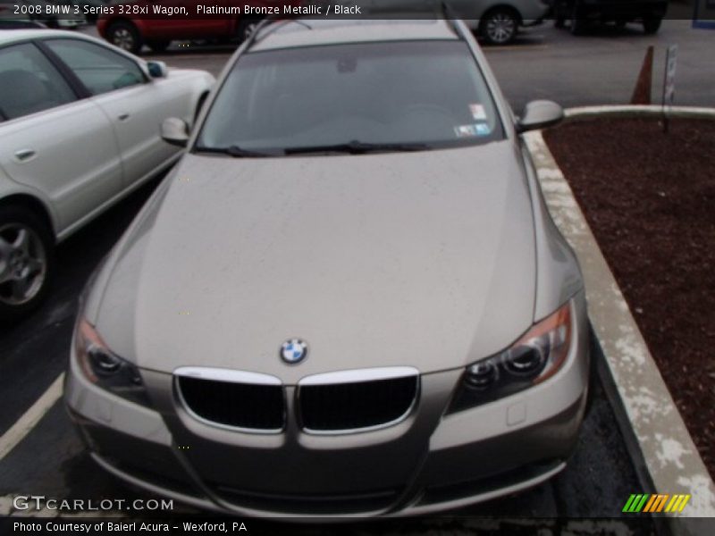 Platinum Bronze Metallic / Black 2008 BMW 3 Series 328xi Wagon