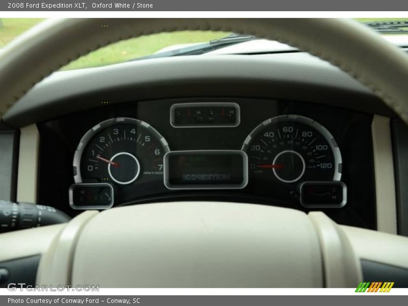 Oxford White / Stone 2008 Ford Expedition XLT