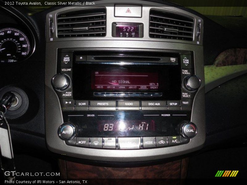 Classic Silver Metallic / Black 2012 Toyota Avalon