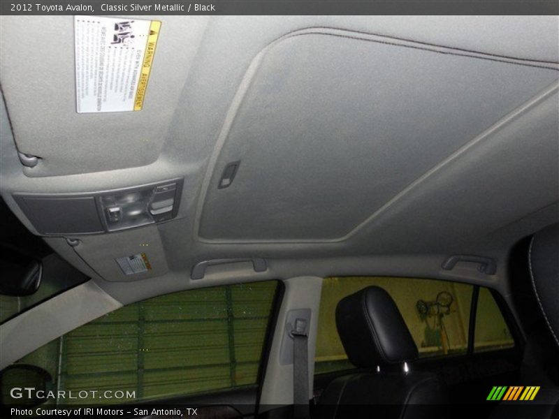 Classic Silver Metallic / Black 2012 Toyota Avalon