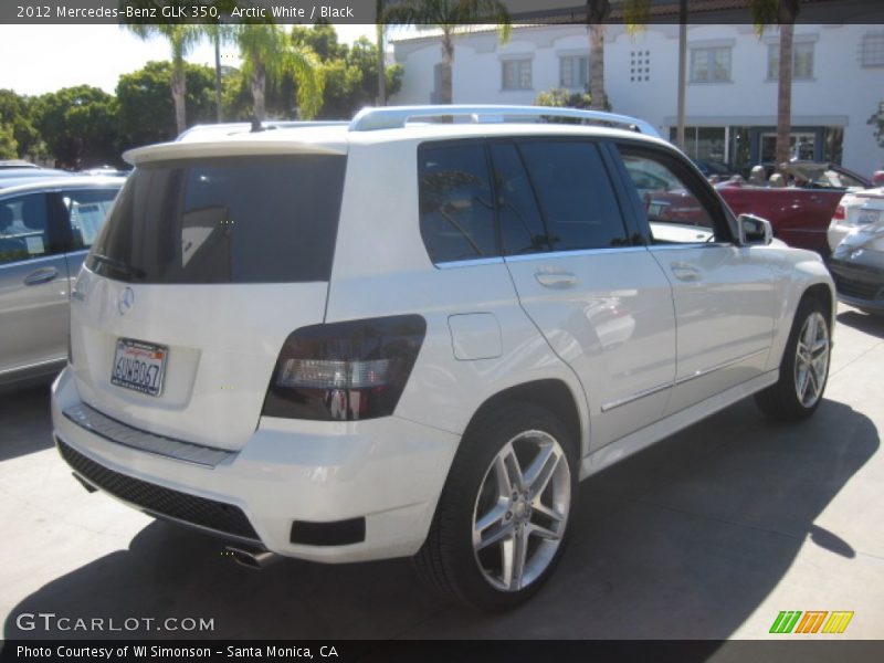 Arctic White / Black 2012 Mercedes-Benz GLK 350