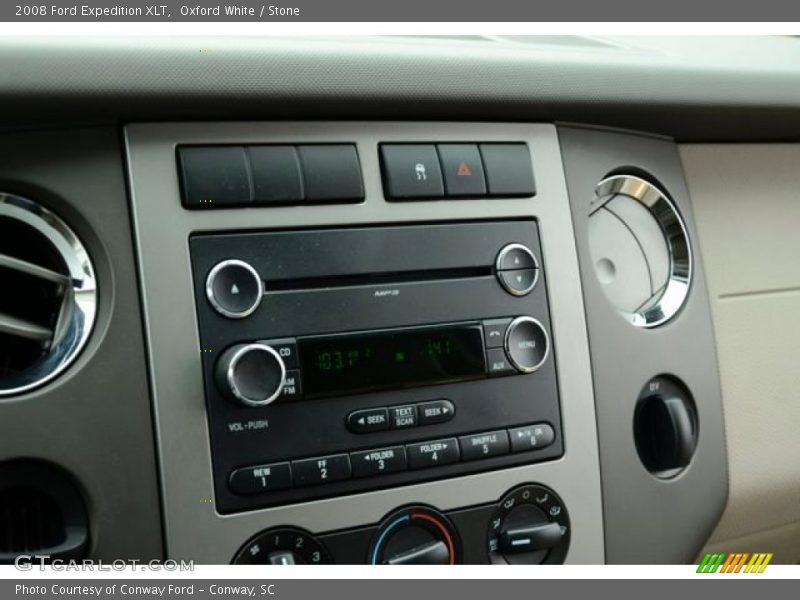 Oxford White / Stone 2008 Ford Expedition XLT
