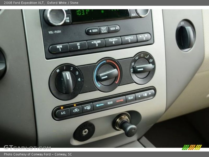 Oxford White / Stone 2008 Ford Expedition XLT