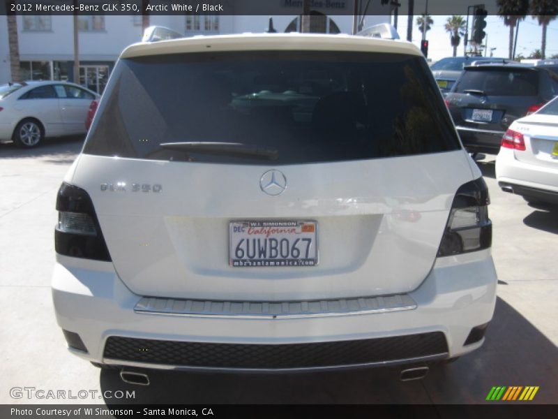 Arctic White / Black 2012 Mercedes-Benz GLK 350