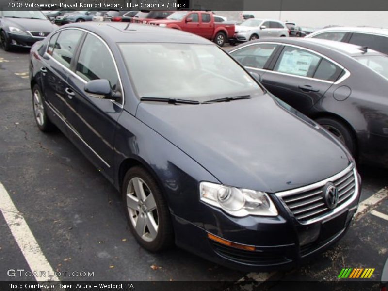Blue Graphite / Black 2008 Volkswagen Passat Komfort Sedan