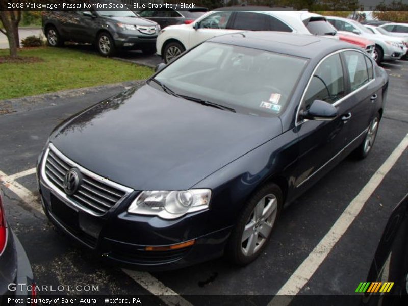 Blue Graphite / Black 2008 Volkswagen Passat Komfort Sedan