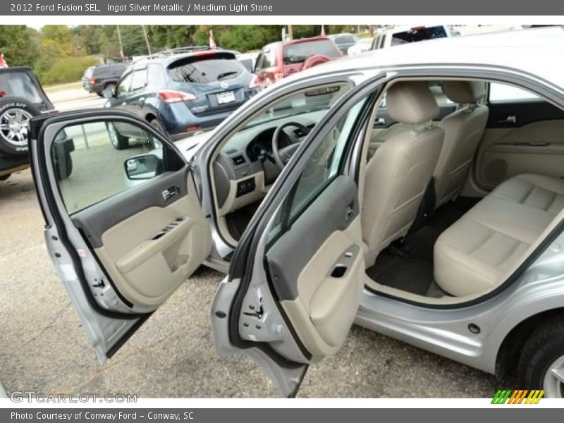 Ingot Silver Metallic / Medium Light Stone 2012 Ford Fusion SEL