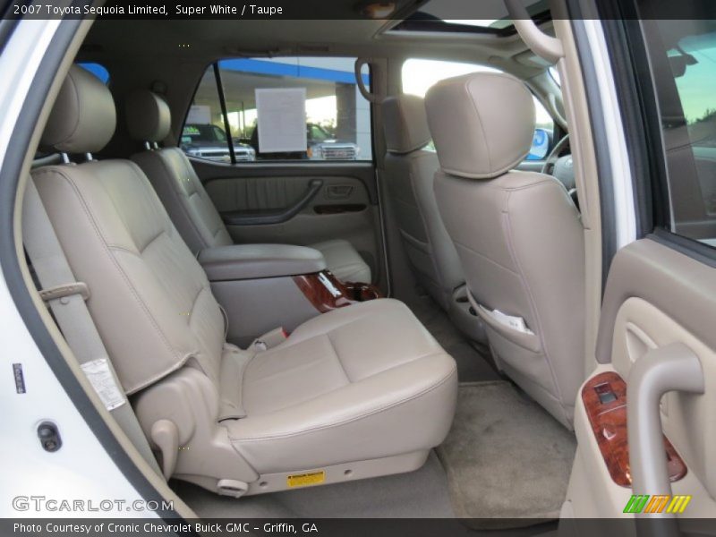 Super White / Taupe 2007 Toyota Sequoia Limited