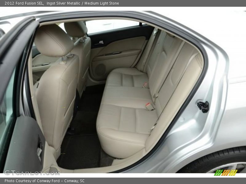 Ingot Silver Metallic / Medium Light Stone 2012 Ford Fusion SEL