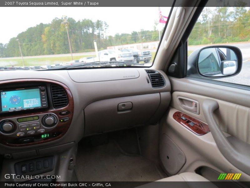 Super White / Taupe 2007 Toyota Sequoia Limited