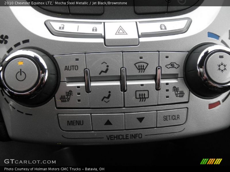 Mocha Steel Metallic / Jet Black/Brownstone 2010 Chevrolet Equinox LTZ