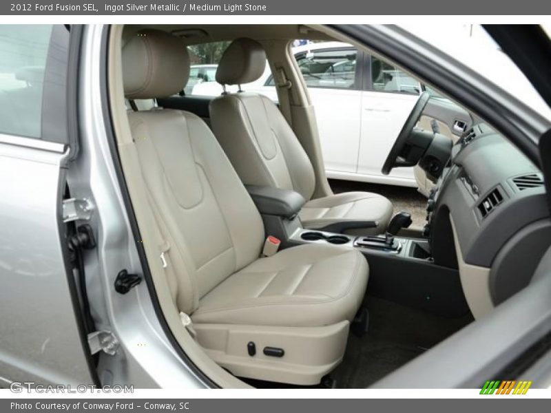 Ingot Silver Metallic / Medium Light Stone 2012 Ford Fusion SEL