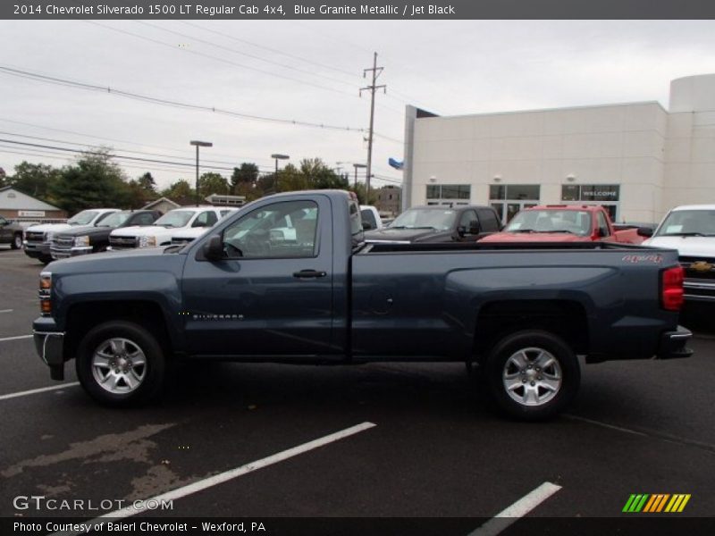 Blue Granite Metallic / Jet Black 2014 Chevrolet Silverado 1500 LT Regular Cab 4x4