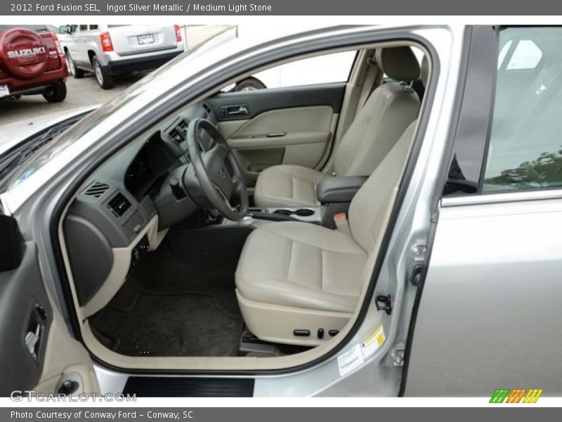 Ingot Silver Metallic / Medium Light Stone 2012 Ford Fusion SEL
