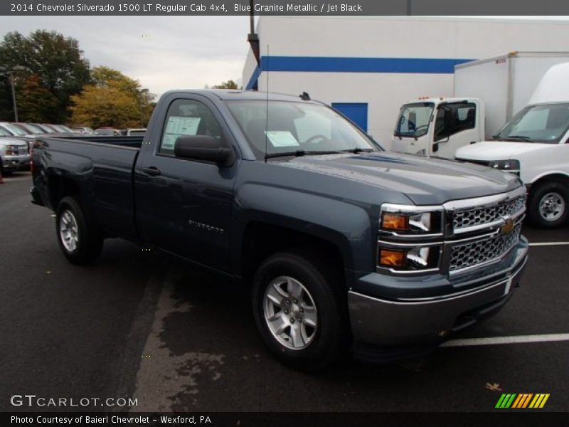 Blue Granite Metallic / Jet Black 2014 Chevrolet Silverado 1500 LT Regular Cab 4x4