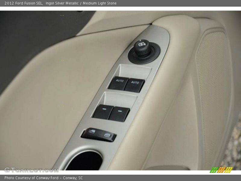Ingot Silver Metallic / Medium Light Stone 2012 Ford Fusion SEL