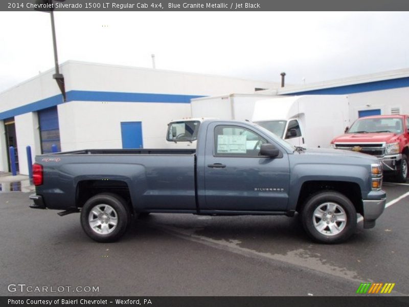 Blue Granite Metallic / Jet Black 2014 Chevrolet Silverado 1500 LT Regular Cab 4x4