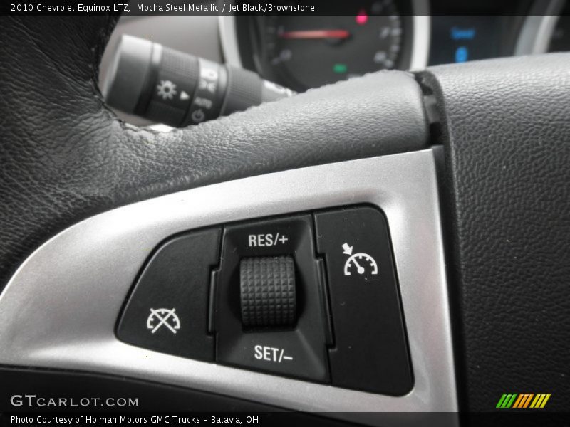 Mocha Steel Metallic / Jet Black/Brownstone 2010 Chevrolet Equinox LTZ