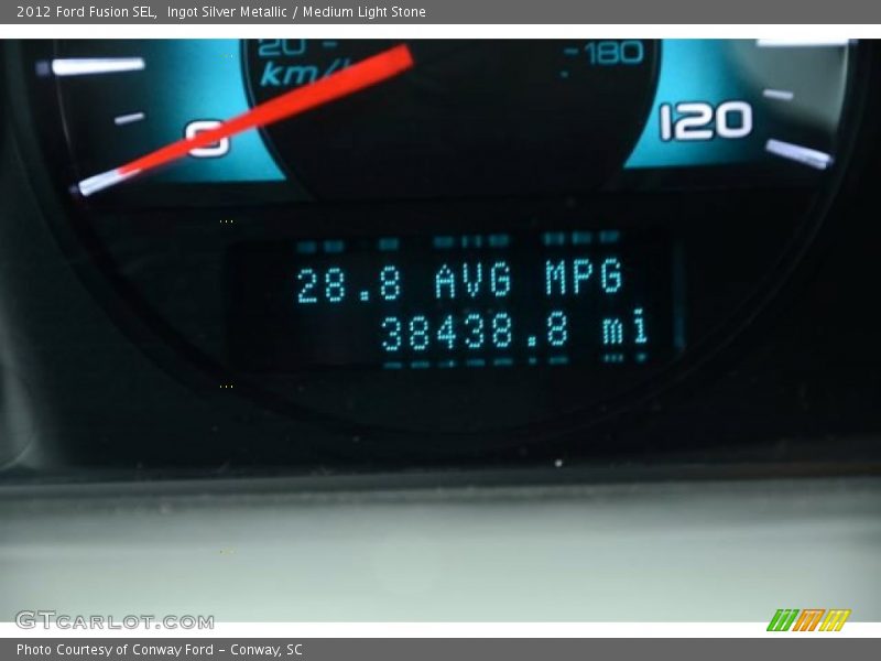 Ingot Silver Metallic / Medium Light Stone 2012 Ford Fusion SEL